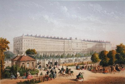 Jardines de Hyde Park, c.1862 de Achille Louis Martinet