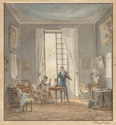 Interior del Salón con Gabriel d