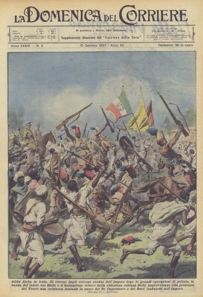 Addis Abeba en fiesta de Achille Beltrame