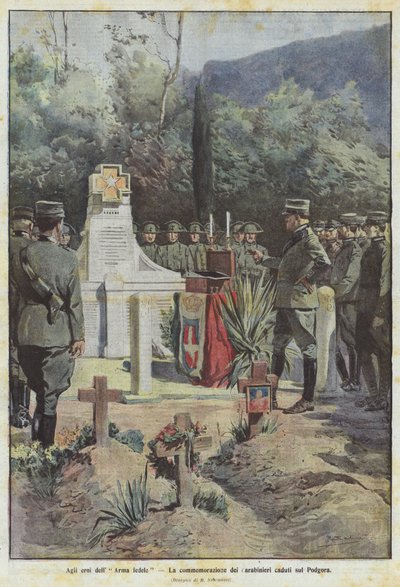 A los héroes del Arma fiel de Achille Beltrame