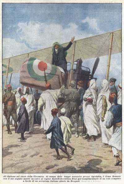 Alas italianas en el corazón de Cirenaica de Achille Beltrame