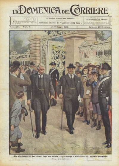 En la Conferencia de San Remo de Achille Beltrame