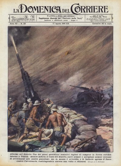 Alarma en el desierto de Achille Beltrame