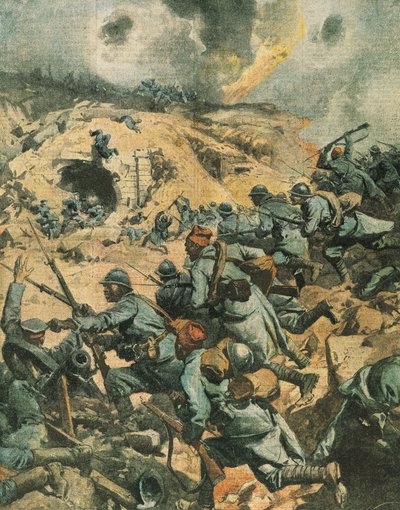 Batalla de Verdún, ilustración de portada de 