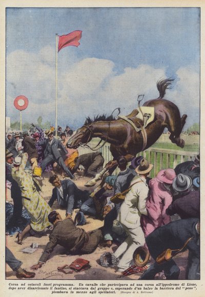 Carrera de obstáculos fuera de programa de Achille Beltrame