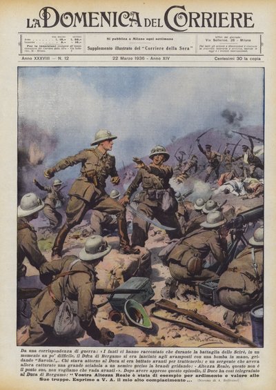 De una correspondencia de guerra de Achille Beltrame
