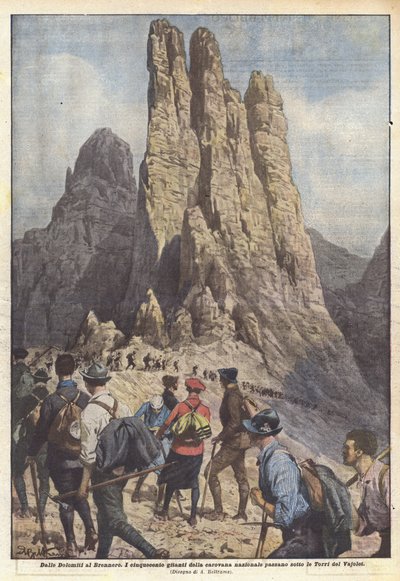 De las Dolomitas al Brennero de Achille Beltrame