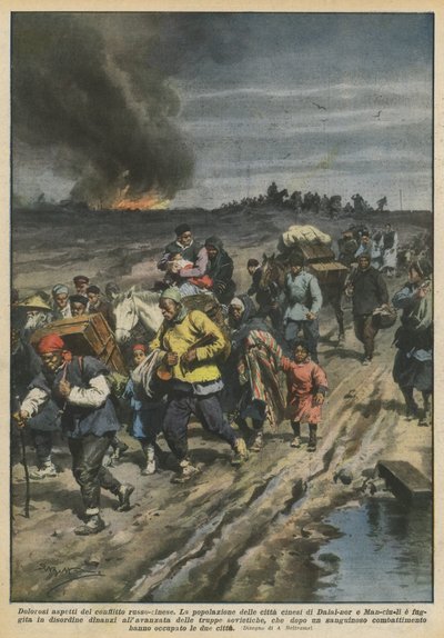 Dolorosos aspectos del conflicto ruso-chino de Achille Beltrame