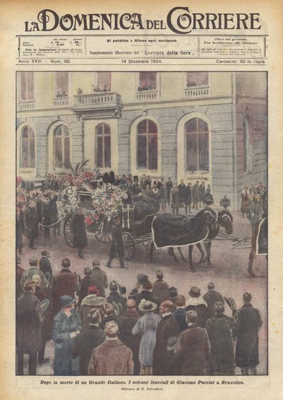 Después de la muerte de un gran italiano de Achille Beltrame