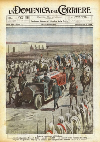 Después de la reconquista de Tarhuna de Achille Beltrame