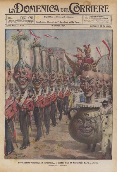 Donde aún se celebra el carnaval de Achille Beltrame