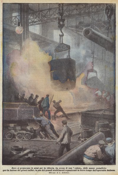 Donde se preparan las armas para la victoria de Achille Beltrame