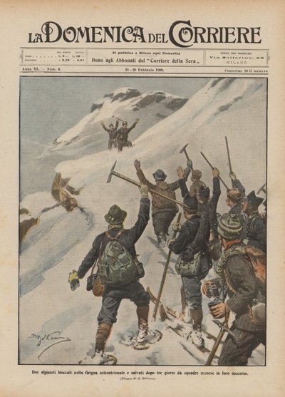 Dos alpinistas atrapados en la Grigna septentrional y rescatados después de tres días por equipos de socorro de Achille Beltrame
