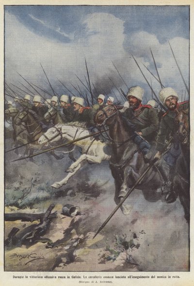 Durante la victoriosa ofensiva rusa en Galicia de Achille Beltrame