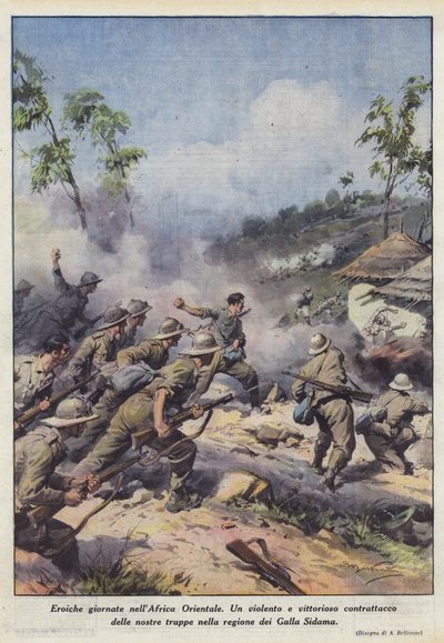 Heroicos días en el África Oriental de Achille Beltrame
