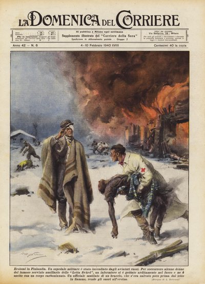 Heroísmos en Finlandia de Achille Beltrame