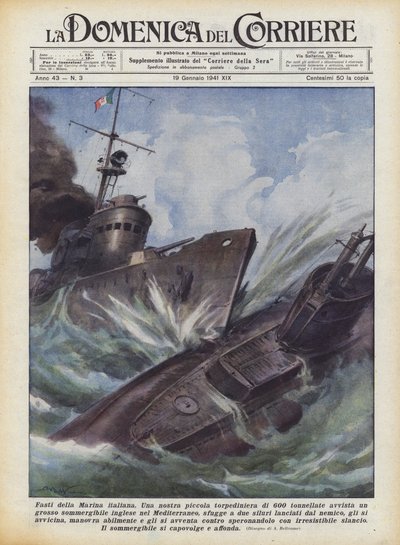 Glorias de la Marina italiana de Achille Beltrame