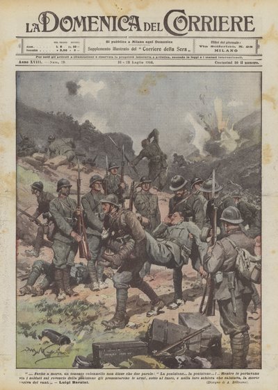 Herido de muerte de Achille Beltrame
