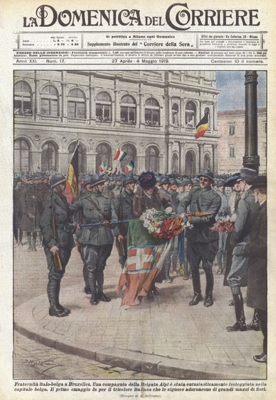 Fraternidad italo-belga en Bruselas de Achille Beltrame