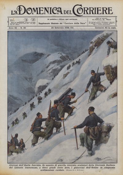 Jóvenes de la Italia fascista de Achille Beltrame