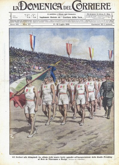 Los italianos en las Olimpiadas de Achille Beltrame