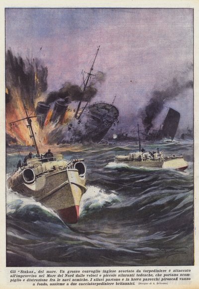 Los Stukas del mar de Achille Beltrame