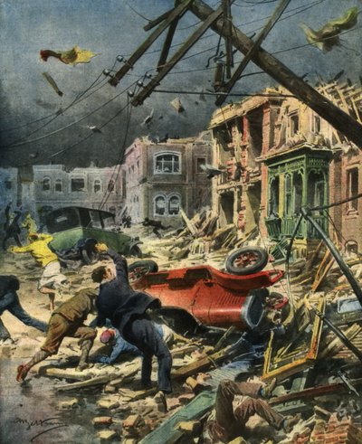 Huracán en Florida, octubre 1929 de Achille Beltrame