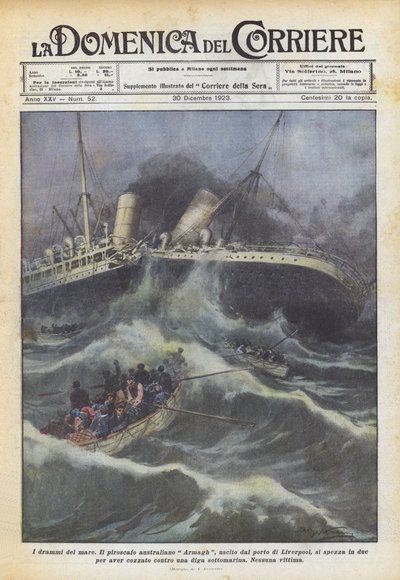 Los dramas del mar de Achille Beltrame