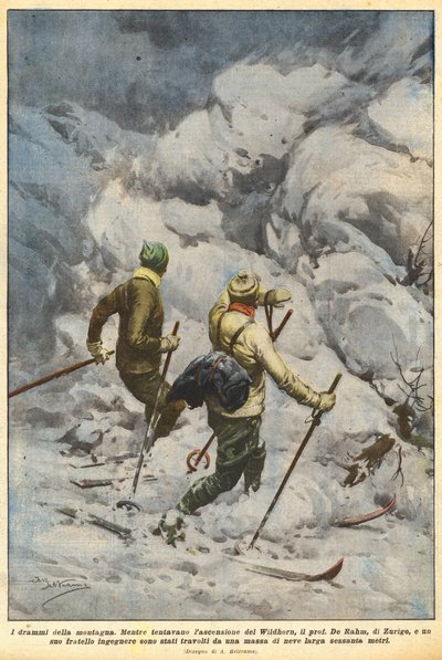 Los dramas de la montaña de Achille Beltrame