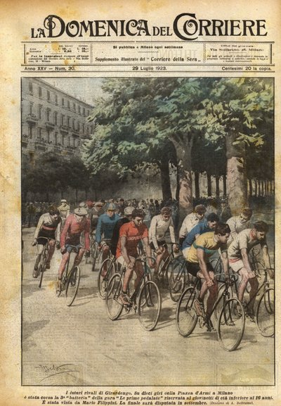 Los futuros rivales de Girardengo de Achille Beltrame