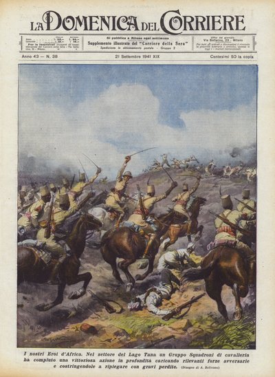Nuestros héroes de África de Achille Beltrame