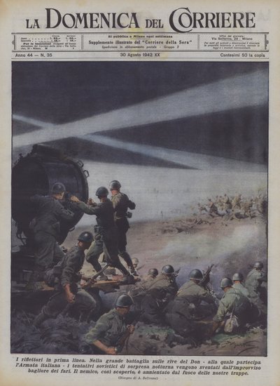 Los reflectores en primera línea de Achille Beltrame