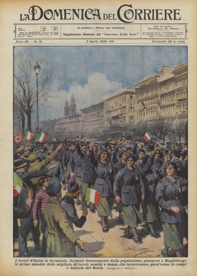 Los rurales de Italia en Alemania de Achille Beltrame