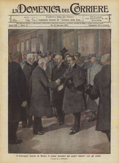 El encuentro histórico de Roma, la primera reunión de nuestros ministros con los invitados de Achille Beltrame