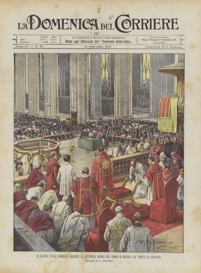 El gran sínodo diocesano celebrado la semana pasada en la catedral de Milán, la sesión de clausura de Achille Beltrame