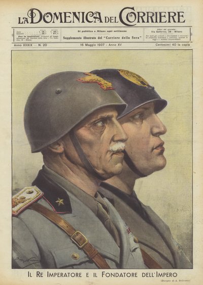 El Rey Emperador y el Fundador del Imperio de Achille Beltrame