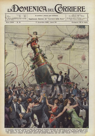 El bacanal americano de Achille Beltrame