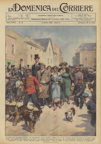 El desfile de los fenómenos vivientes de Achille Beltrame