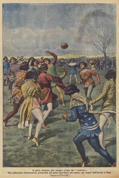El juego italiano que nació antes del fútbol de Achille Beltrame