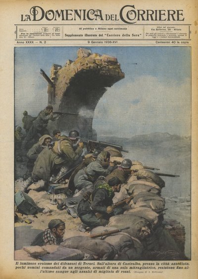 El luminoso heroísmo de los defensores de Teruel de Achille Beltrame