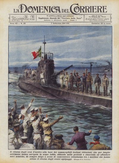 El regreso de los héroes de Achille Beltrame