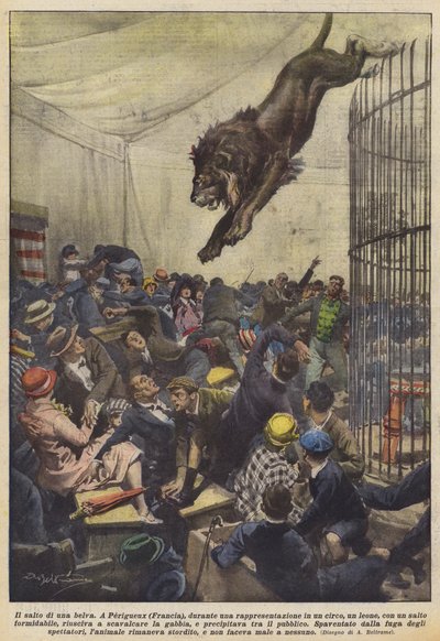 El salto de una bestia de Achille Beltrame