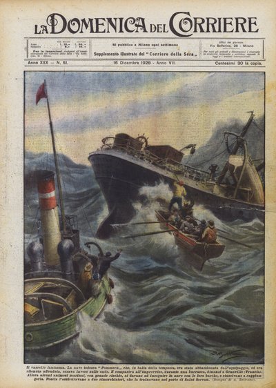 El barco fantasma de Achille Beltrame