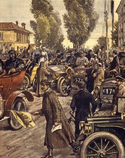 Carrera internacional de resistencia de coches, 27 de mayo de Achille Beltrame