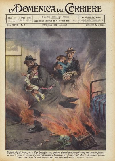 Italianos que se hacen honor de Achille Beltrame
