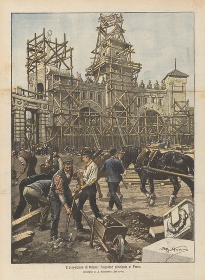 La Exposición de Milán, la entrada principal al Parque de Achille Beltrame