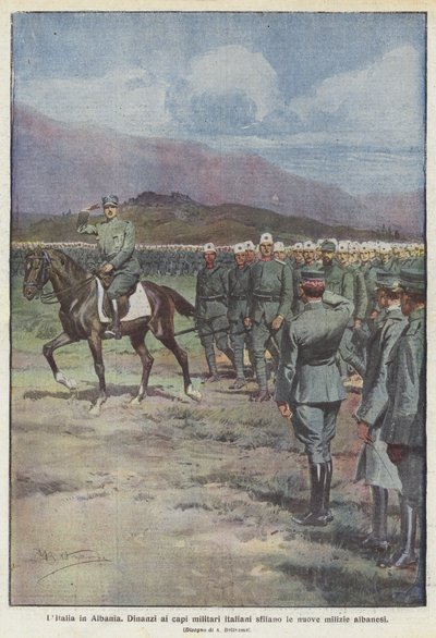 Italia en Albania de Achille Beltrame