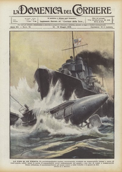 El fin de un pirata de Achille Beltrame