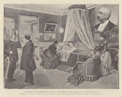 La Muerte del Presidente de la República Francesa, los Últimos Instantes de Achille Beltrame