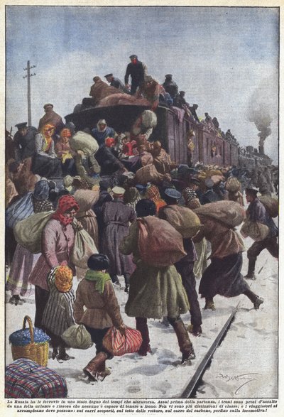 Rusia tiene los ferrocarriles en un estado digno de los tiempos que atraviesa de Achille Beltrame